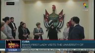Cuba: The First Lady of Iran visits the University of Havana