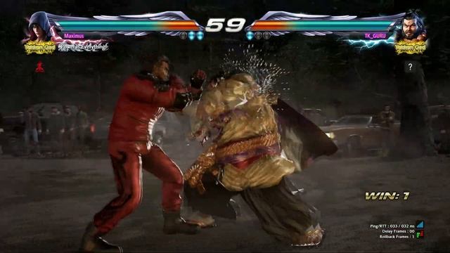 Final Moment Low Parry  into Rage Drive is Jin's Signature