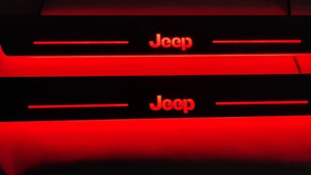 Led door sills for Jeep Grand Cherokee 4