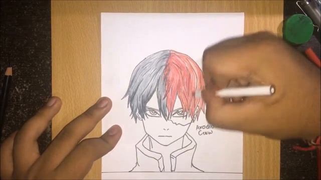 Speed Drawing - Todoroki Shoto (My Hero Academia)