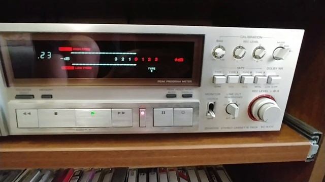 Калибровка аудиокассеты Crux ZX-II-90 на деке Sony TC-K777