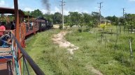 2 6 0 Vulcan 1916 steam locomotive in Cuba 2019 car ride