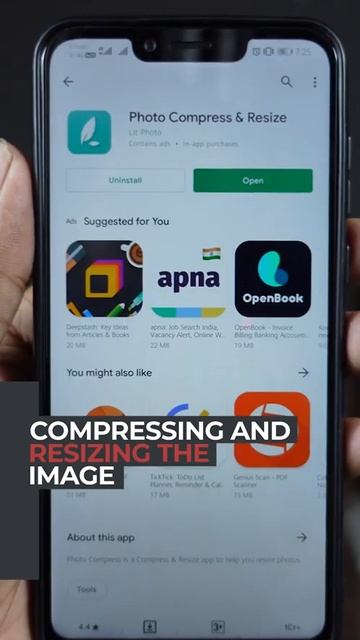 compress and resize image