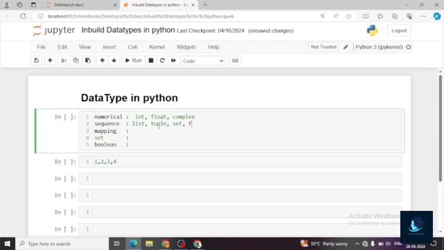 V:8 Python data type | data structure | list | tuple | string