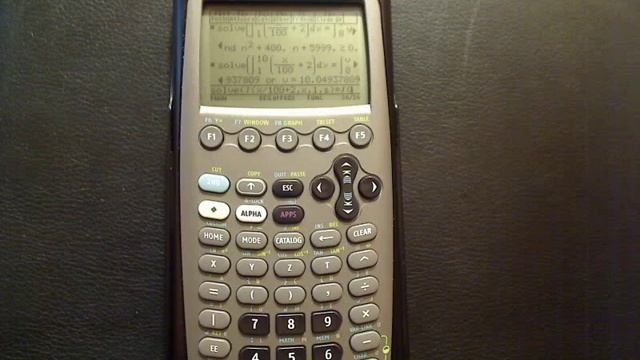 TI 89 Solving Integral Equations - Dynamics