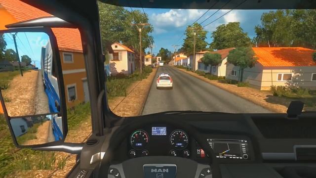 Atravessando um Rio - Euro Truck Simulator 2