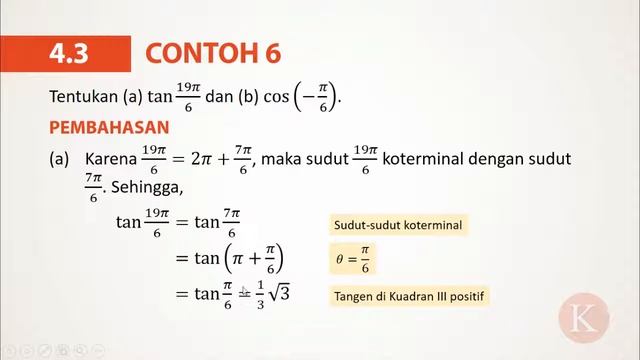 4.3 Contoh 6 Menentukan Nilai Fungsi Trigonometri