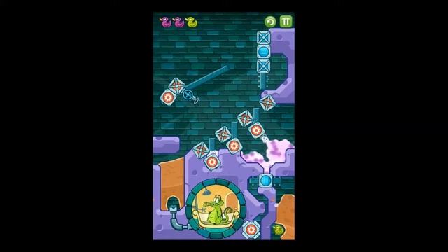 "Where's My Water?" "Cranky Challenge 4", 7-18 walkthrough, shortplay, all ducks