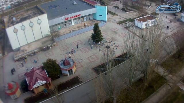 Центр Щёлкино, 16.01.2015 - time-lapse с камеры 3