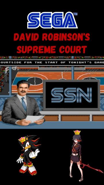 David Robinson's Supreme Court | Sega Mega Drive (Genesis).