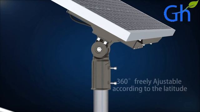 Geric Holdings 50   240W 190 lm per Watt Solar Street light