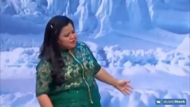Шахрукх и Бхарти Сингх на шоу Comedy Nights Bachao