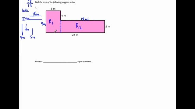 6.G.1 - Area of Irregular Polygons