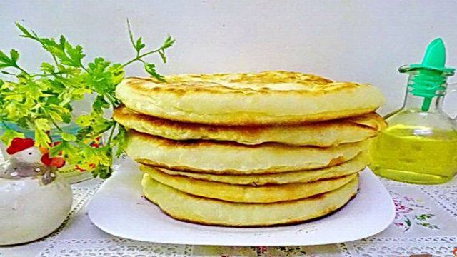 Лепёшки с брынзой
