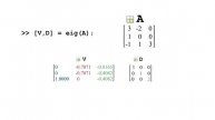 Calculating Eigenvalues and Eigenvectors The eigFunction