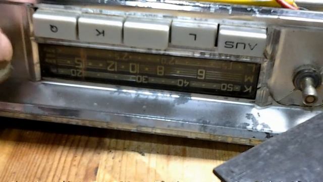 Try to fix this Blaupunkt Nixe from 1960