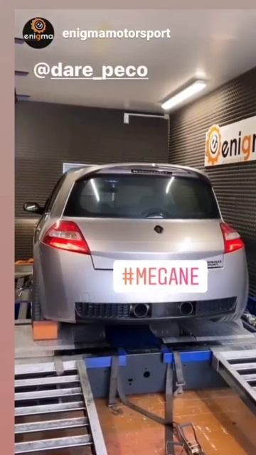 Megane mk2 RS dci 173 stage 2 dyno