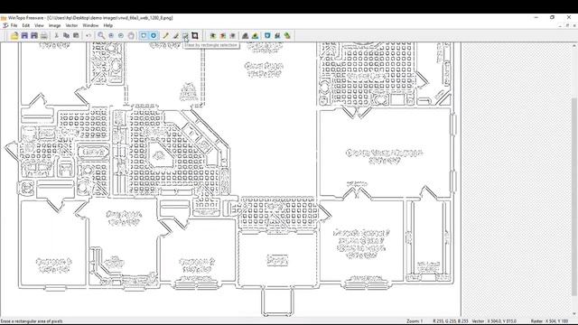 ActCAD-Add on menu Raster to vector