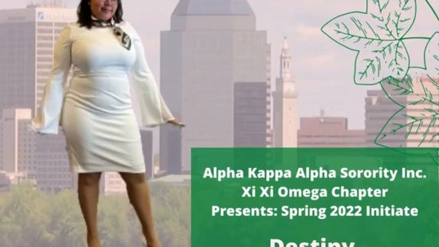 Alpha Kappa Alpha Sorority, Inc. Xi Xi Omega Chapter New Member Presentation Spring 2022