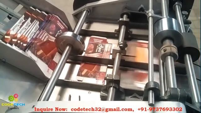 High Speed Frozen Desert Candy box Coder || codificatore di caramelle Batch-Coding Mfg.