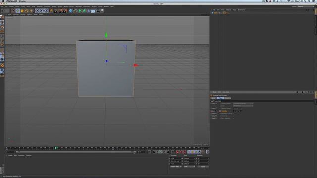 Cinema 4D - How to adjust Transparency, fade in objects with the Display tag