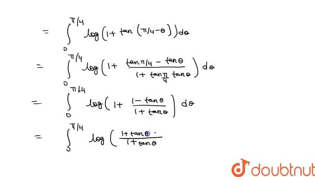 Evaluate:  `int_(0)^((pi)/(4))log(1+tantheta)d theta`