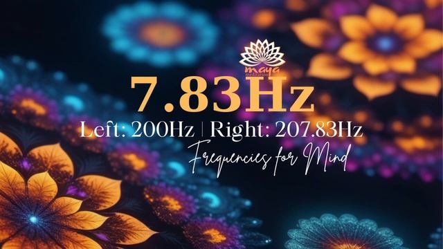 Binaural Frequencies - 7.83Hz (200Hz Left, 207.83Hz Right) - Schumann Resonance, Heartbeat Of Earth