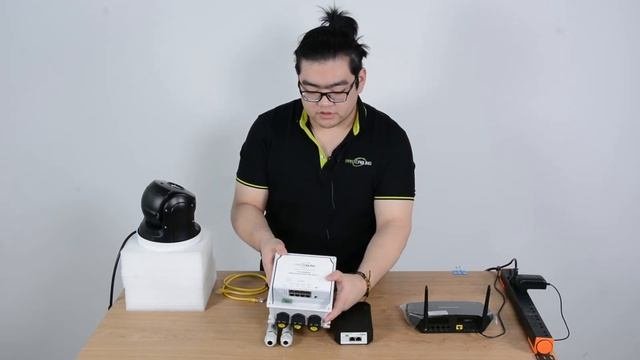 Use 300 Meters Direct Burial PoE Extension Kit For Multiple IP Devices System Setup