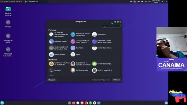 #01 - Añadir áreas de trabajo o escritorios virtuales en el Panel de XFCE | Personalizando Canaima 7