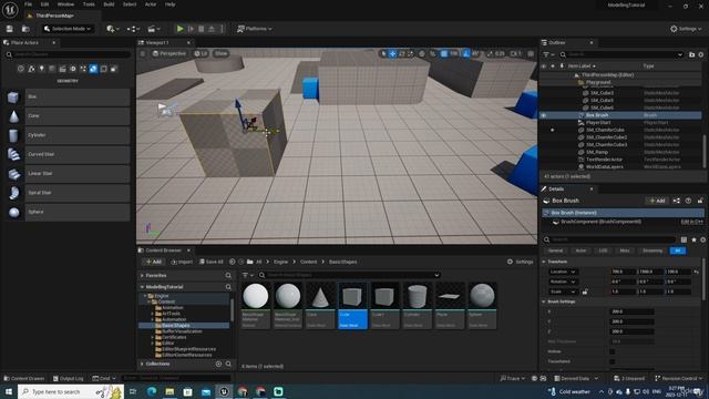 4. Adding Brush Actors
