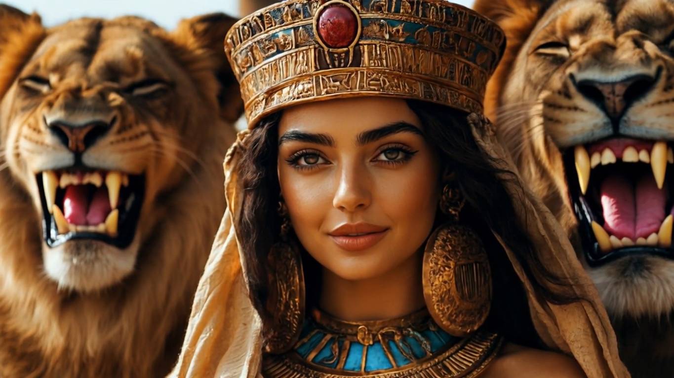 SECRETS OF EGYPT   VIDEO GIRLS  RUNWAY