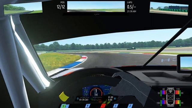 rfactor 2 The Rookie League : Simtek-GT3 квалификация и гонка 27 кругов