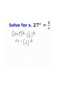 Find x | Solving exponential equations