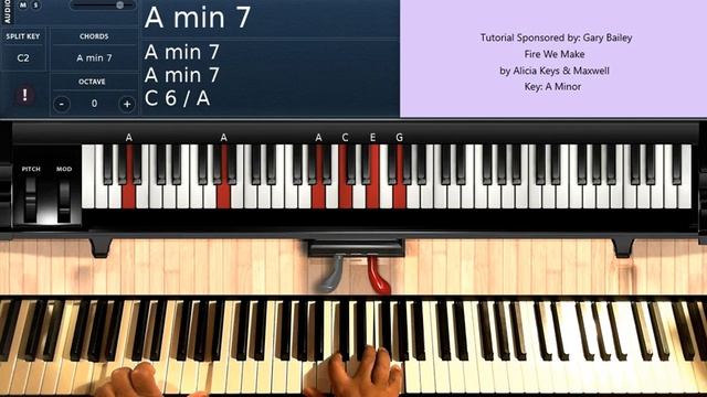 Fire We Make (by Alicia Keys & Maxwell) - Piano Tutorial