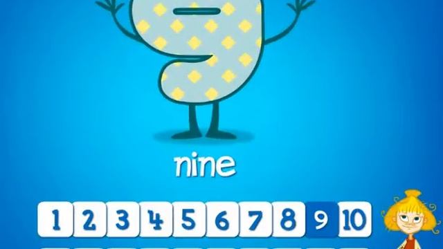 Учим англиский язык. Перевод цифр от 1 до 20