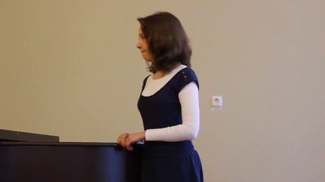 Лена Школьникова (первый экзамен)