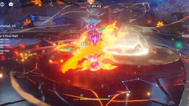 Genshin Impact - Xiangling/Bennett/Kazuha/Venti - 4 min 48s Clearing Spiral Abyss 12?
