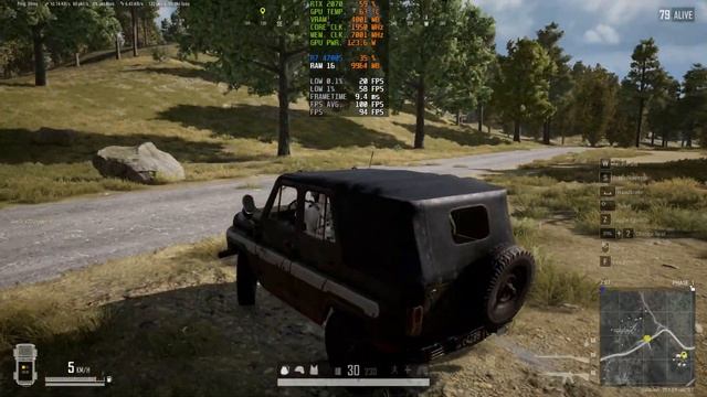 PlayerUnknown's Battlegrounds | 1080p | RTX 2070 | Ryzen 7 4700S | 16GB RAM | 512GB SSD