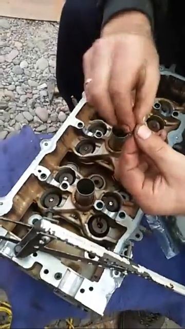 Замена сальников клапанов на нисан V6. 3 куба