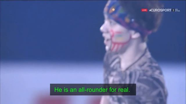 Shoma Uno  - NHK 2018   Gala (German ESP Commentary with English Subs)