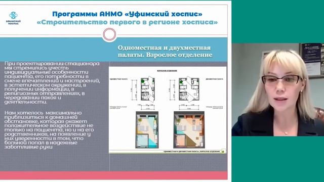 Опыт оказания паллиативной помощи АНМО «Уфимский хоспис».  Сурначева Р. Ф.
