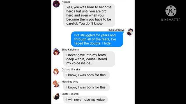 Born for this. //Mha lyric prank.//