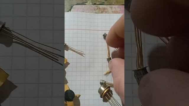 транзистор СССР с золотом!