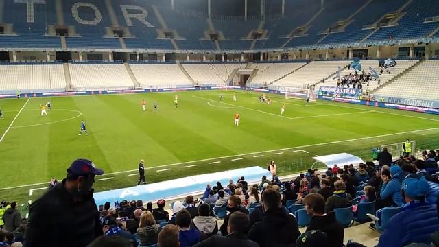 Ротор 0 - 0 Алания. ФНЛ. Перекладина!! Весь стадион схватился за голову!