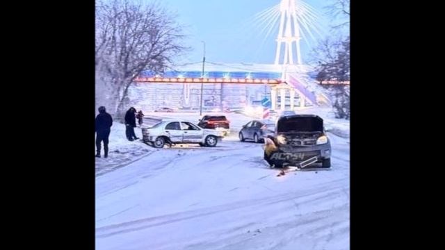 Автоавария в Новосибирске 26 января 2025 года Nissan Almera