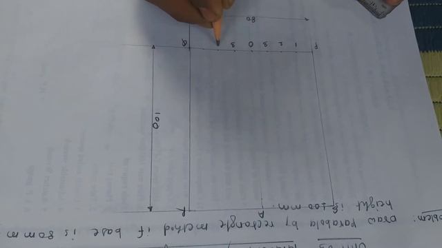 Unit 3 Engg.Curves _ Parabola by Rectangle Method Lecture  18