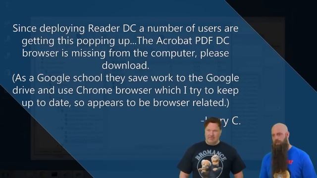 Admin Arsenal Live! : Which Adobe Reader DC Should I Deploy?