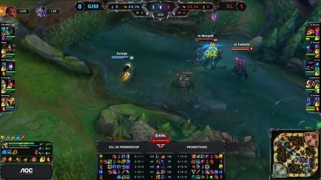 LoL - IMW vs. XL - ESL UK Premiership Season 2 Promotionals - LB SF (Game 2)