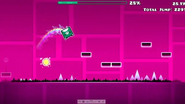 GEOMETRY DASH! - ПЕРВОЕ Видео! (Извините за звук в гд в начале( )