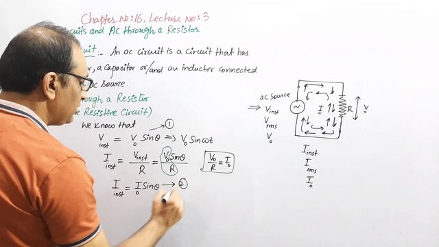 Alternating Current Lec -3 | AC Circuits and AC through a Resistor | 2nd Year FSc Physics